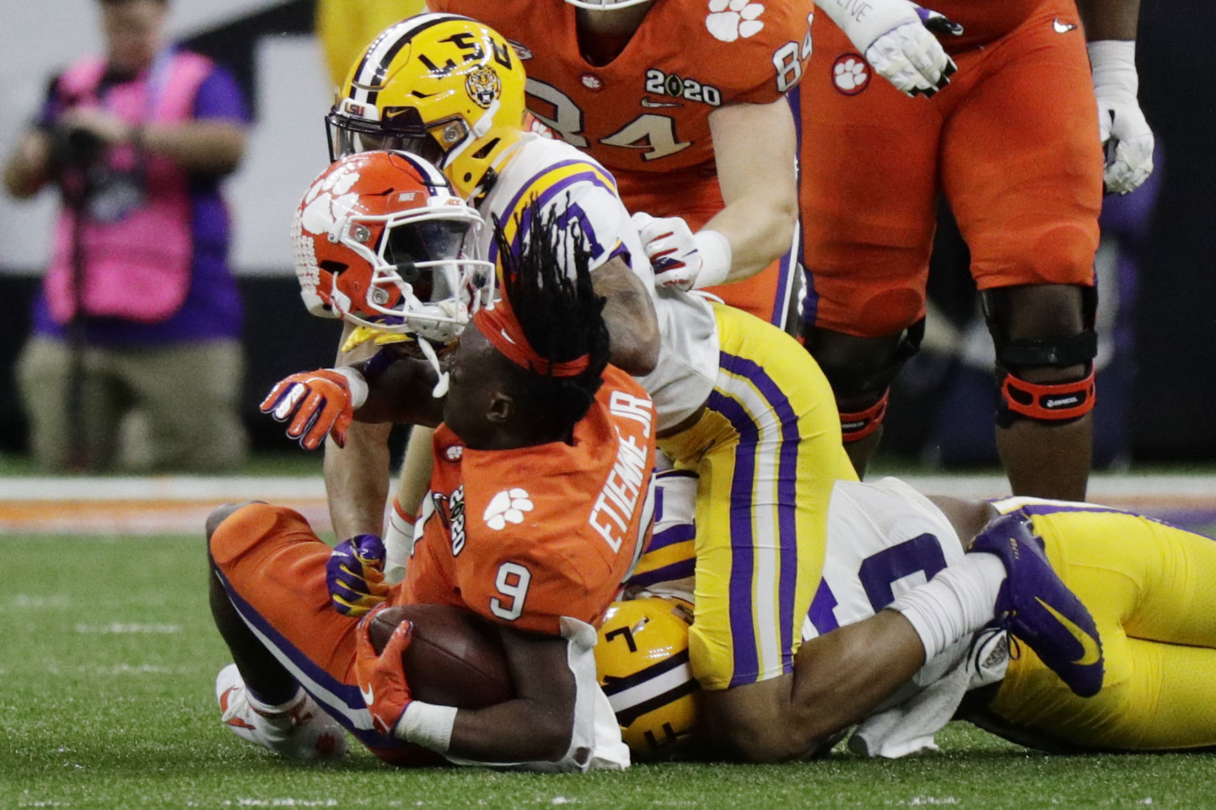 APTOPIX CFP Championship Clemson LSU Football